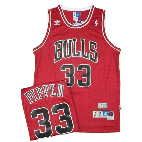 Camiseta Chicago Bulls Scottie Pippen Roja
