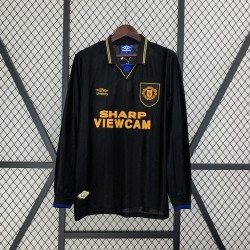 Manchester United Visitante Retro 93/94 Mangas Largas