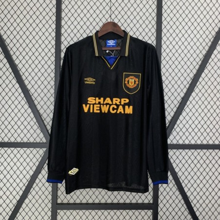 Manchester United Visitante Retro 93/94 Mangas Largas
