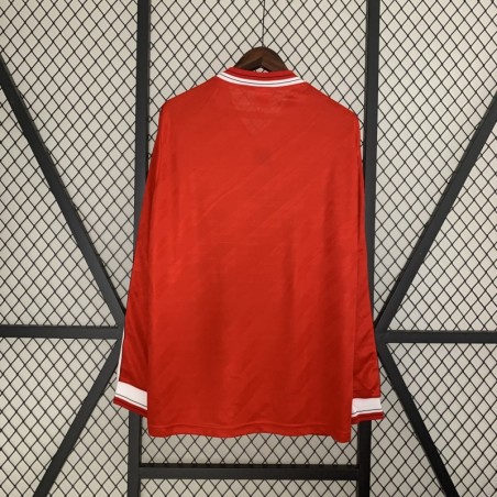 Manchester United Local Retro 86/87 Mangas Largas
