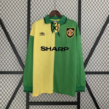 Manchester United 3º Equipación Retro 92/93 mangas Largas