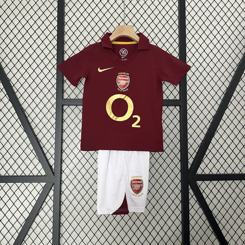 Camiseta Arsenal Visitante Retro 05/06 Niño