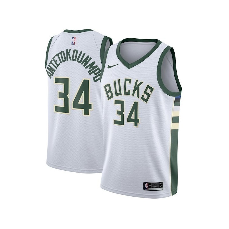 Milwaukee Bucks Antetokoumpo Blanco