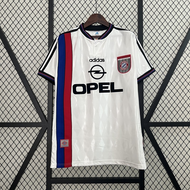 Camiseta Bayer Munich Visitante Retro 96/97