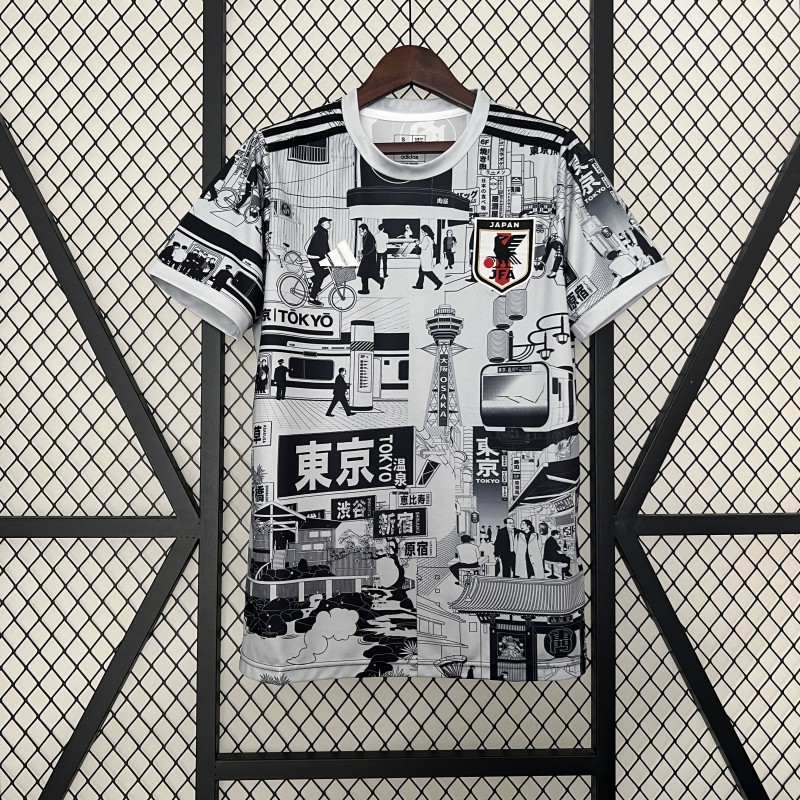 Camiseta Japón Tokio City Edición Gris
