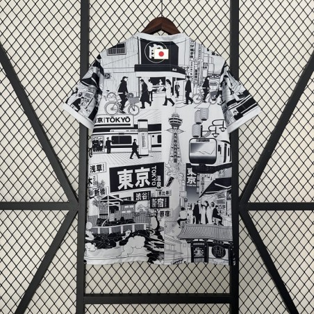 Camiseta Japón Tokio City Edición Gris