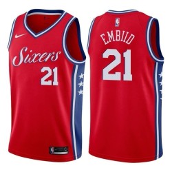 Philadelphia 76ers Embiid Rojo