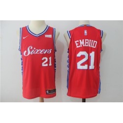 Philadelphia 76ers Embiid Rojo 2