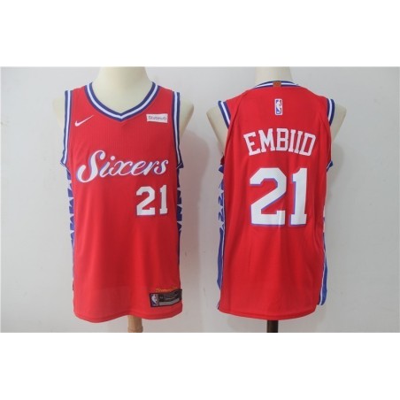 Philadelphia 76ers Embiid Rojo