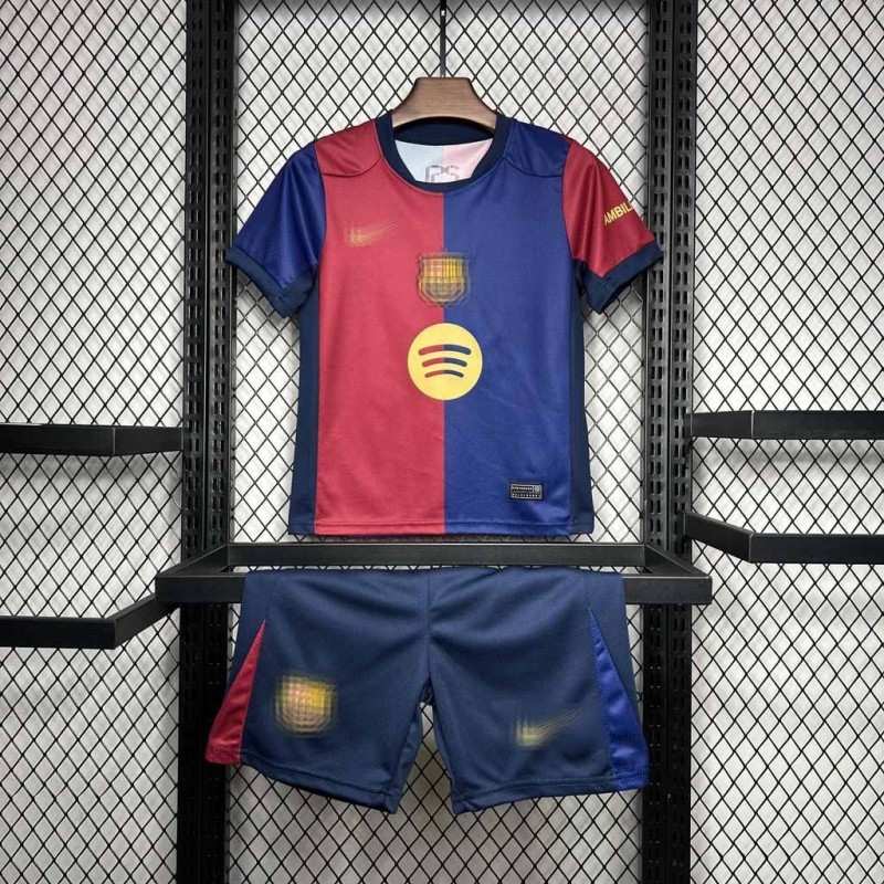 Camiseta FC Barcelona local niño temporada 2024 2025 réplica de alta calidad
