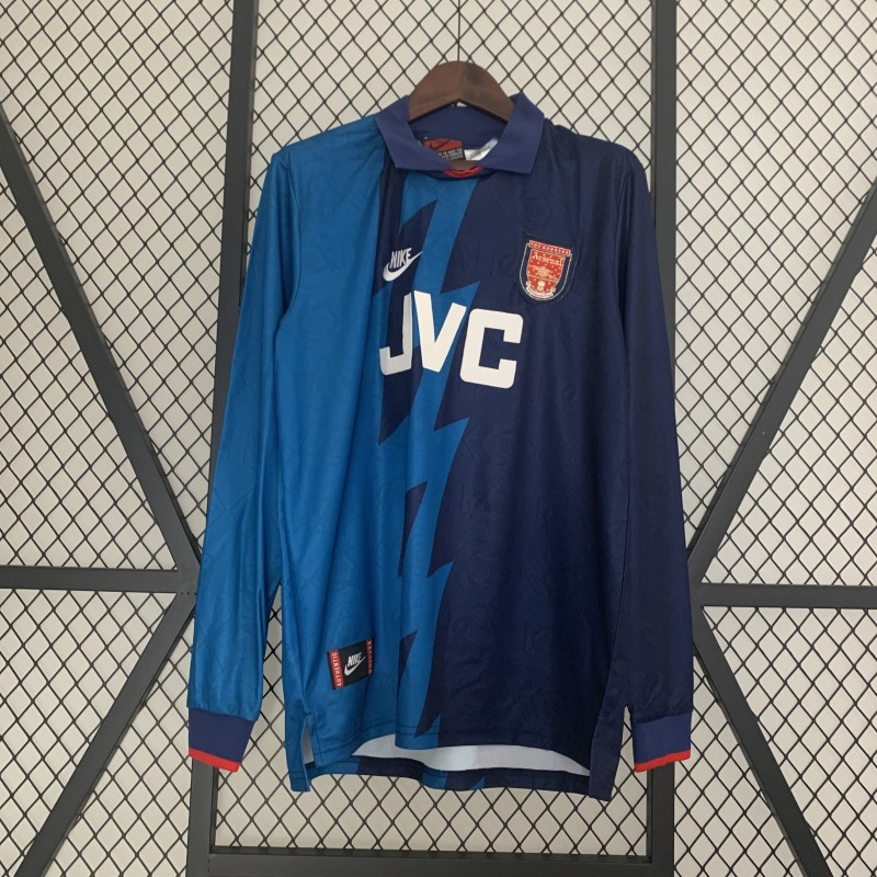 Camiseta Arsenal Retro Visitante 95/96 Mangas Largas
