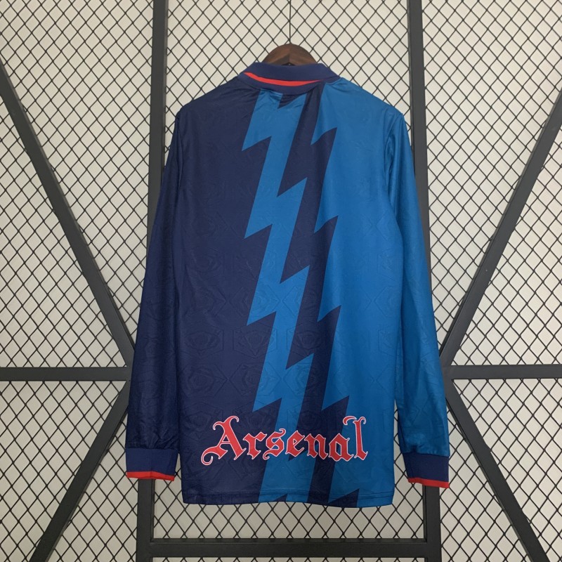 Camiseta Arsenal Retro Visitante 95/96 Mangas Largas