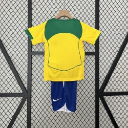 Camiseta Brasil Local Retro Niños 2004 2