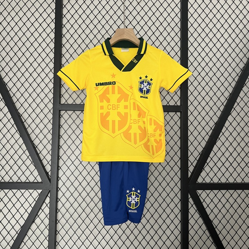 Camiseta Brasil Local Retro Niños 1994