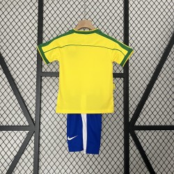 Camiseta Brasil Local Retro Niños 1998 2
