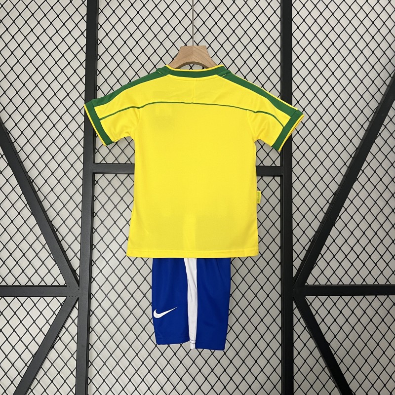 Camiseta Brasil Local Retro Niños 1998