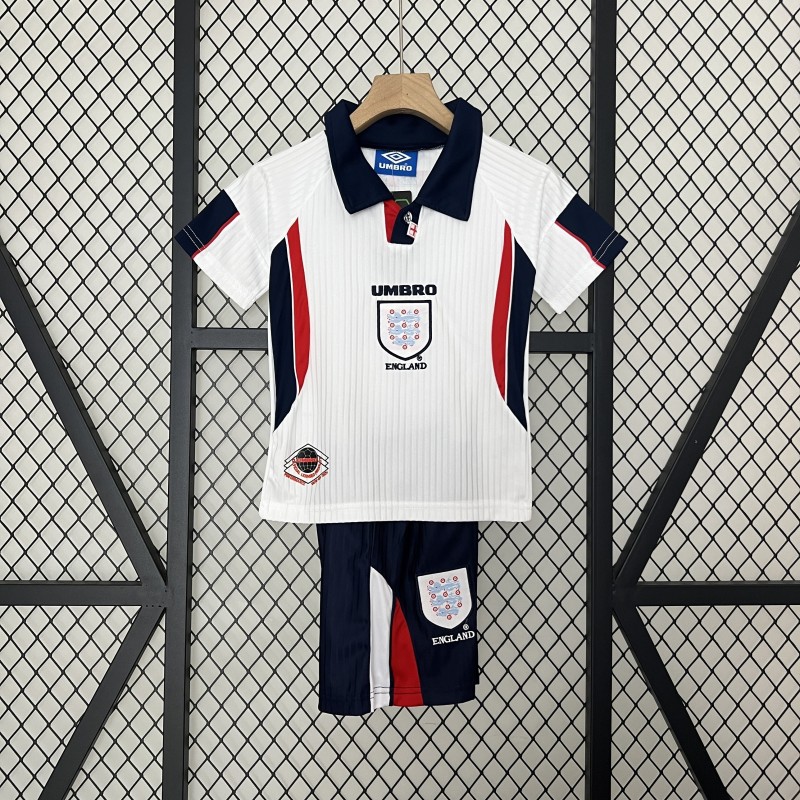 Jersey  England Kids Retro Home 1998