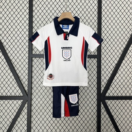 Jersey  England Kids Retro Home 1998