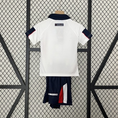 Jersey  England Kids Retro Home 1998