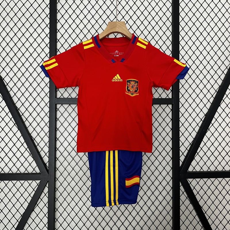 Camiseta España Local Retro Niños 2010