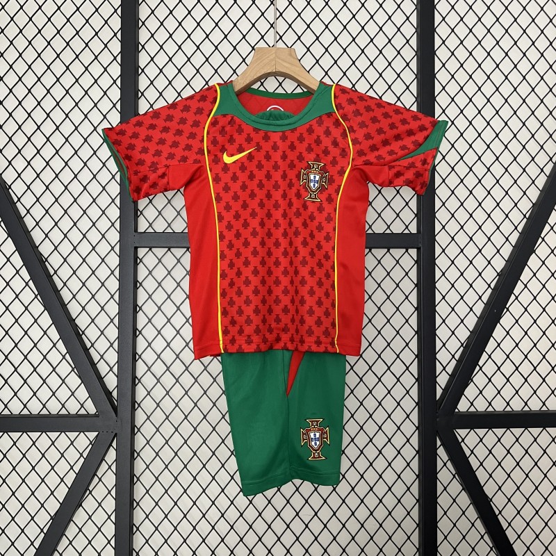 Jersey Portugal Kids Retro Home 2004