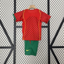 Jersey Portugal Kids Retro Home 2004 2