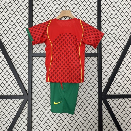 Camiseta Portugal Local Retro Niños 2004