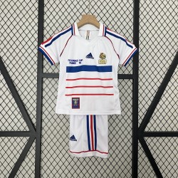 Camiseta Francia Visitante Retro Niños 1998