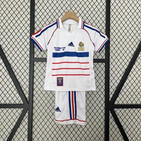 Jersey France Kids Retro Away 1998