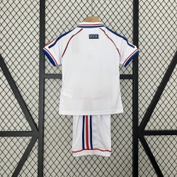 Camiseta Francia Visitante Retro Niños 1998 2