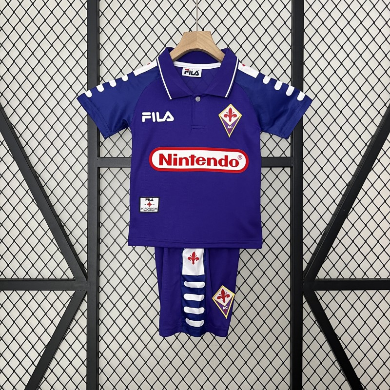 Camiseta Fiorentina Local Retro Niños 98/99