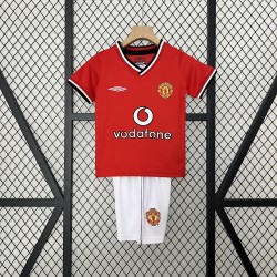 Camiseta Manchester United Local Retro Niños 00/01