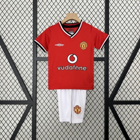 Camiseta Manchester United Local Retro Niños 00/01