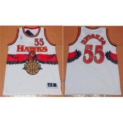 Atlanta Hawks Mutombo Blanca Retro 2
