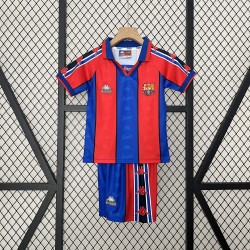 Camiseta Barcelona Local Retro Niños 96/97