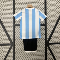 Jersey Argentina Kids Retro Home 1986 2