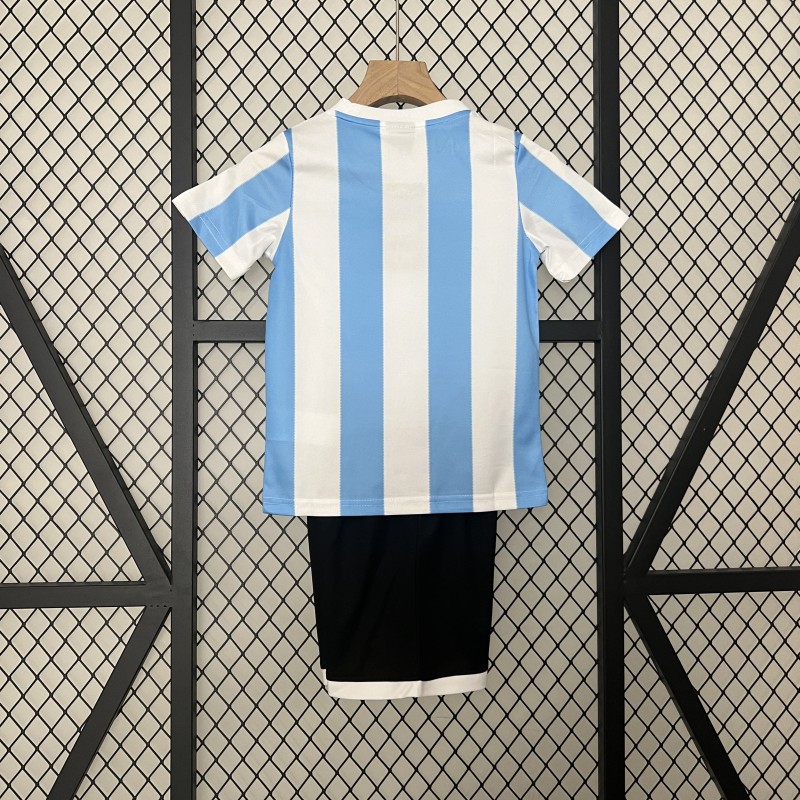 Camiseta Argentina Local Retro Niños 1986