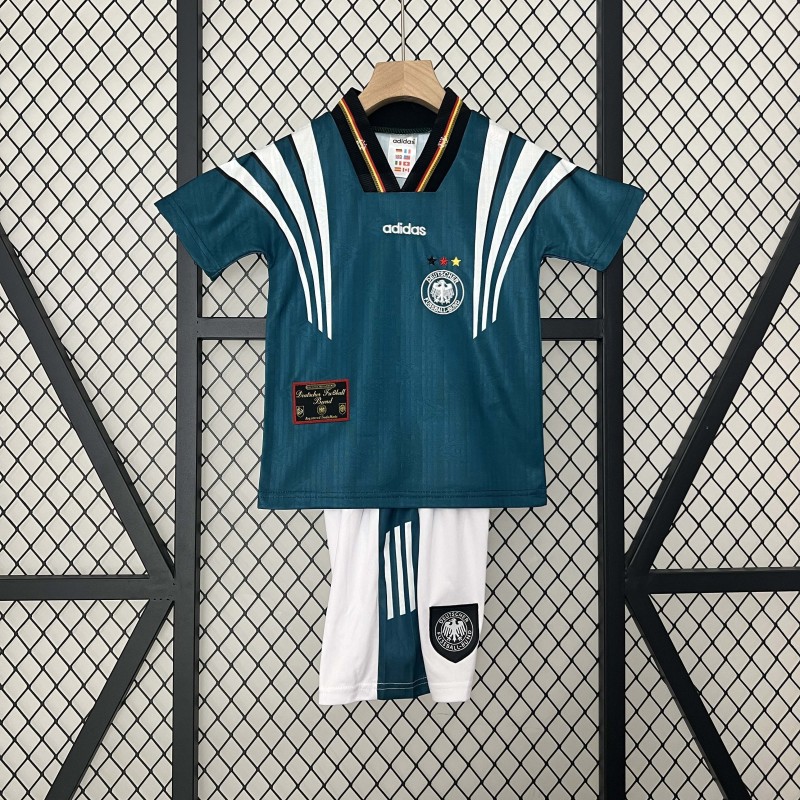 Camiseta Alemania Visitante Retro Niños 1996