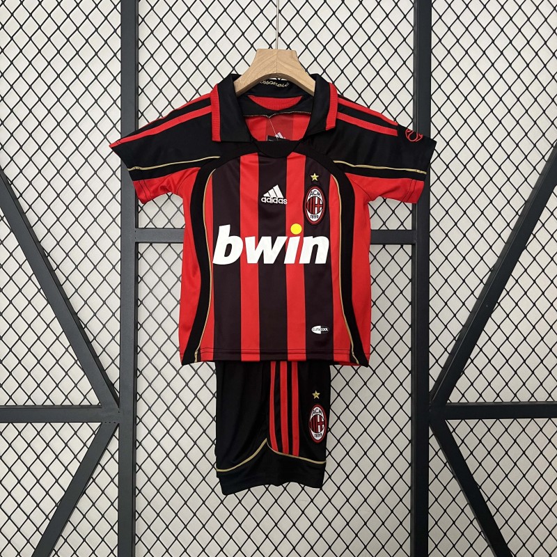 Jersey AC Milan Kids Retro Home 06/07
