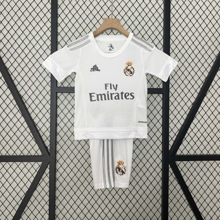 Camiseta Real Madrid Local Retro Niños 15/16
