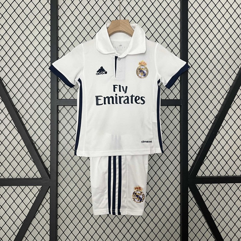 Jersey Real Madrid Home Retro Kids 16/17