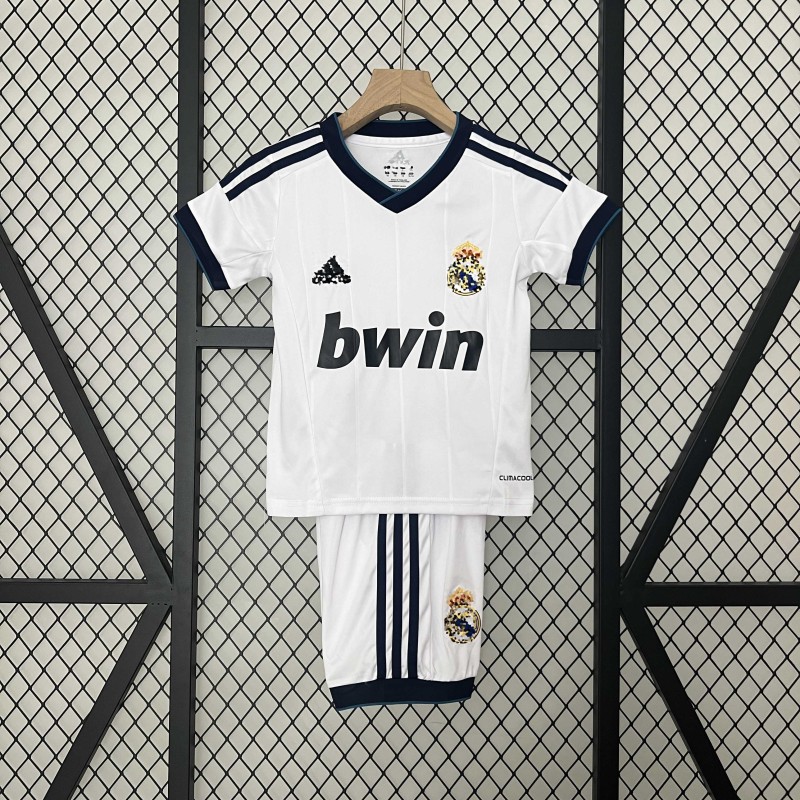 Jersey Real Madrid Home Retro Kids 12/13