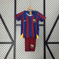 Jersey Barcelona Kids Retro Home 05/06