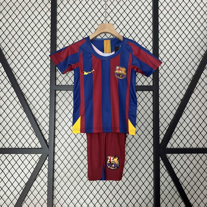 Jersey Barcelona Kids Retro Home 05/06