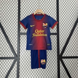Camiseta Barcelona Local Retro Niños 12/13