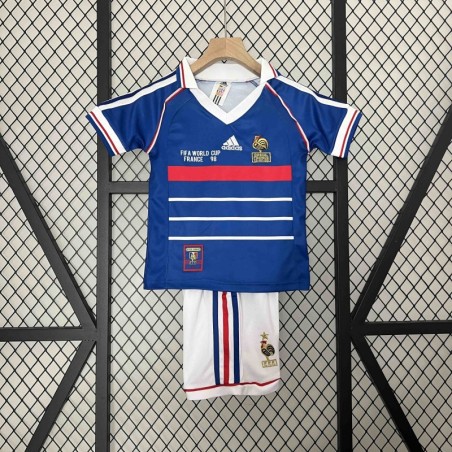 Jersey France Kids Retro Home 1998