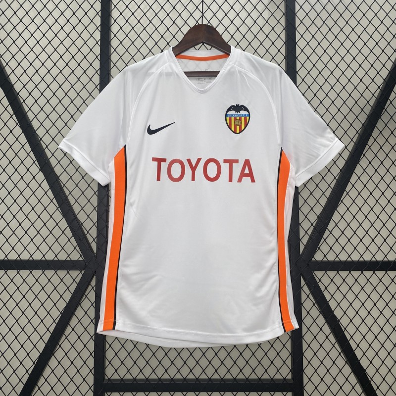 Camiseta Valencia CF Retro Local 06/07
