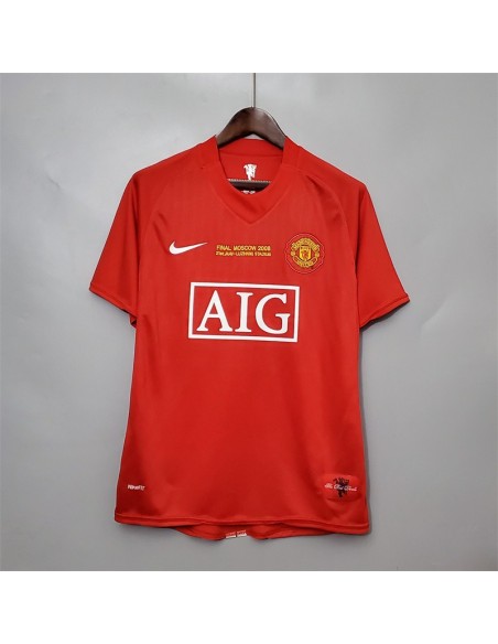 Camiseta Manchester United Retro 07/08 Final UCL
