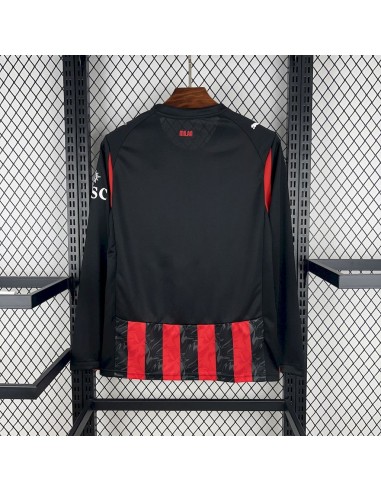Camiseta AC Milan Local 25/26 Mangas Largas