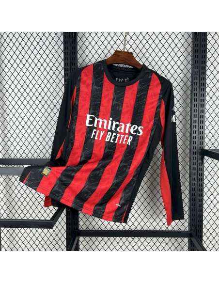 AC Milan Home 25/26 Long Sleeve Jersey